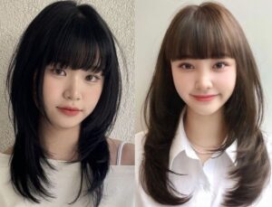 Kiểu tóc Hàn Quốc nữ mặt tròn hot nhất